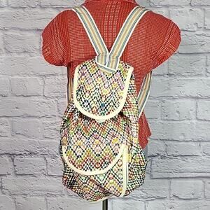 MMM Artesanias rainbow backpack